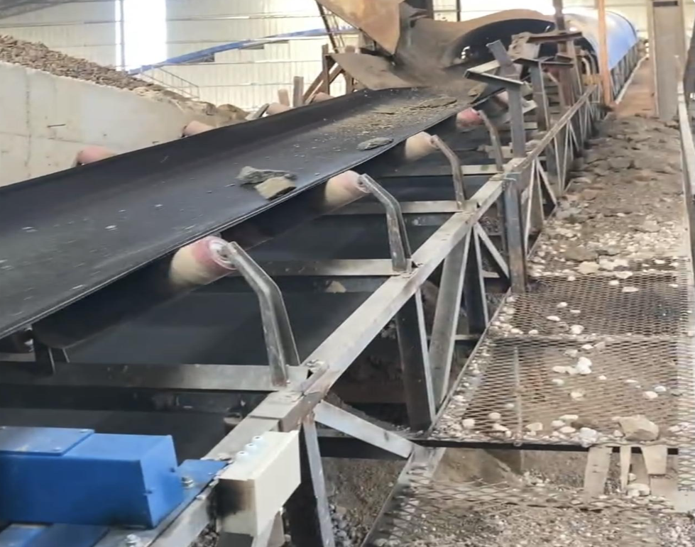 苏州太仓砂石厂皮带秤安装现场