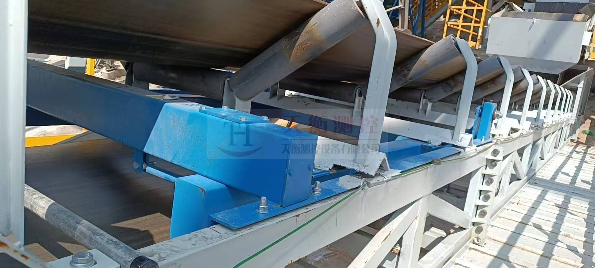 水泥厂ICS-17皮带秤现场