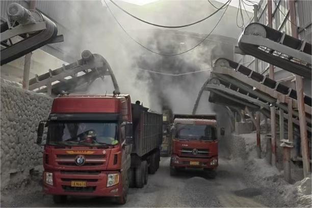 陕西皮带秤定量装车项目现场