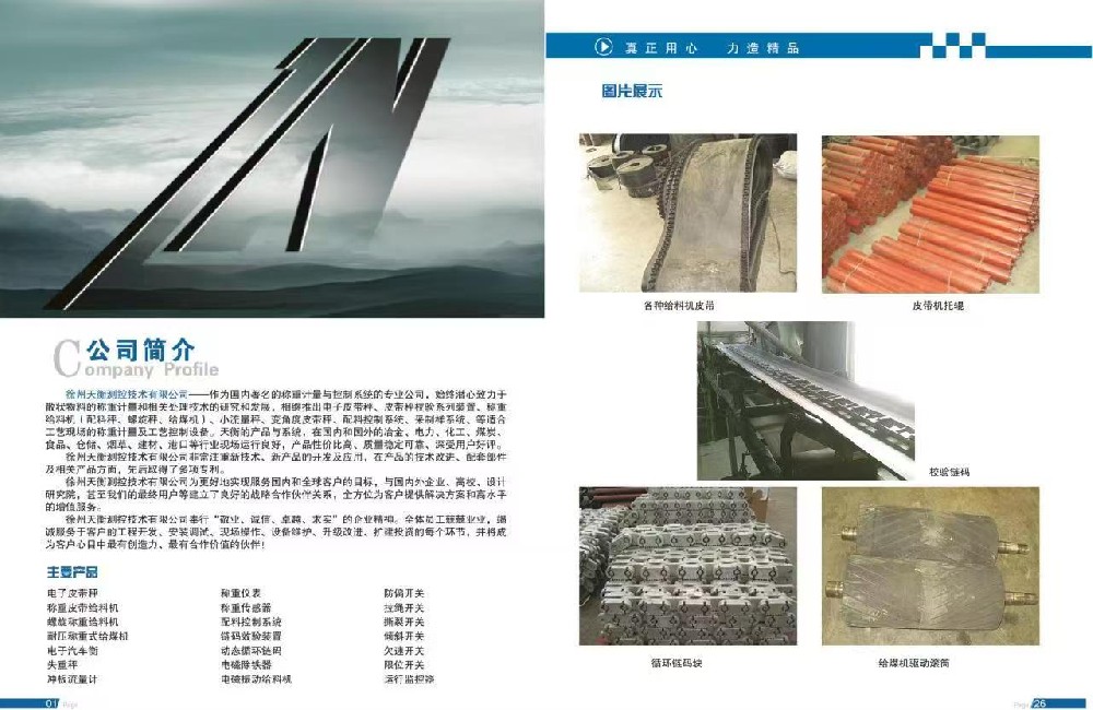 皮带秤产品手册介绍1