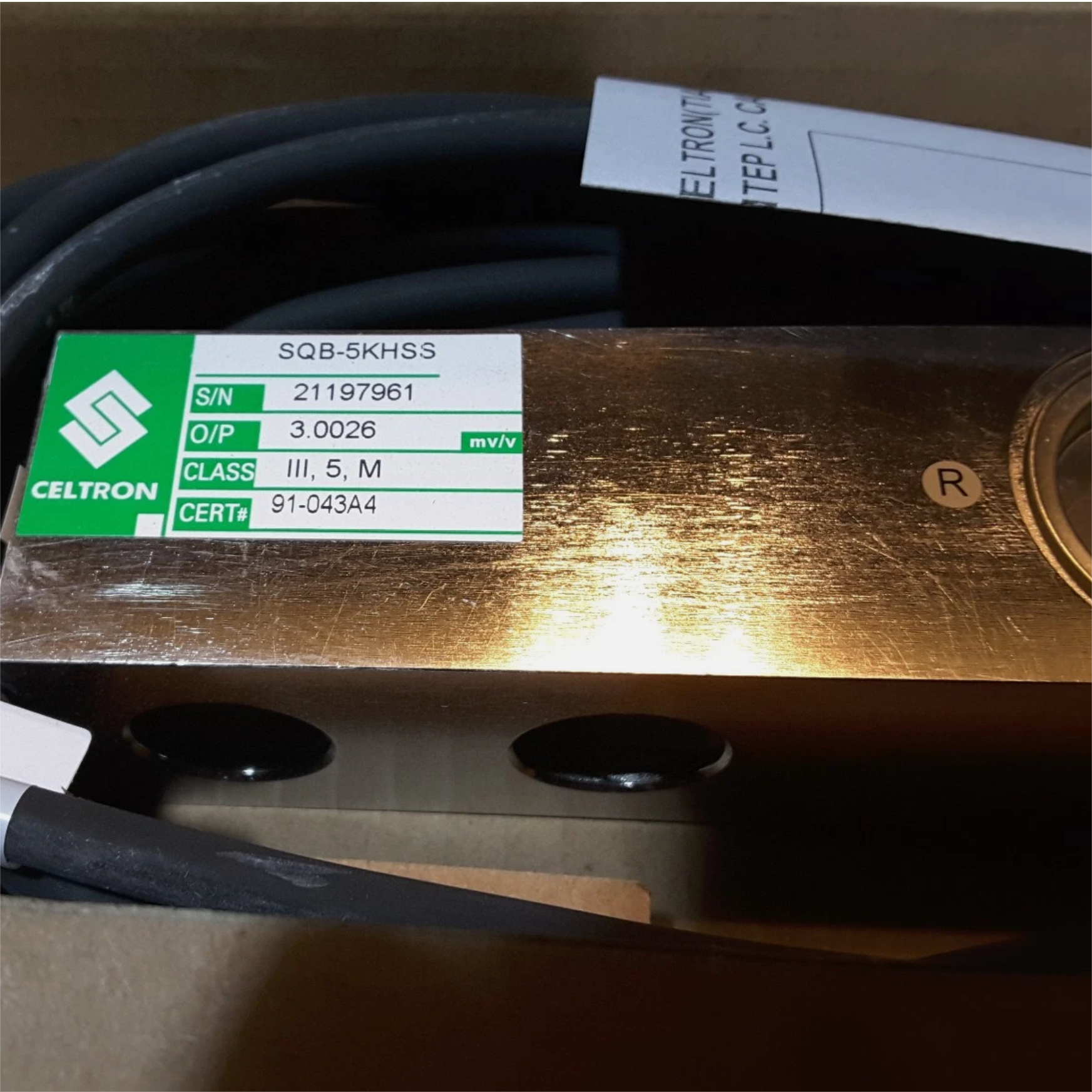 美国世铨SQB剪切梁式称重传感器